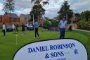 Players on the putting green at Colne Valley Golf Club