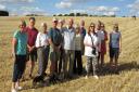 Campaigners against the plans for 550 homes in north Harpenden on the fields where the development is proposed.