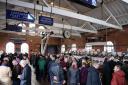 Real ale fans in the Victorian Goods Shed at Chappel