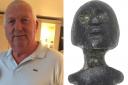 Metal detectorist Bob Jemmett discovered the bronze Celtic fertility figure in a ploughed field