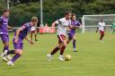 Hotshot Bailey Stevenson netted a hat-trick as WGC won 4-2 at Kidlington in the Southern League. Picture: LINDA BABAIE