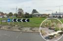 Welcome - The Albert roundabout at North Station Road will see new plants and decorations.