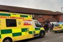 Response - Officers and ambulances in Hall Lane, Walton