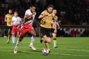 Nathan Thompson will be a loss for Stevenage says manager Alex Revell. Picture: TGS PHOTO