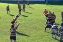 Letchworth take a line-out at Southend Saxons. Picture: LETCHWORTH RFC