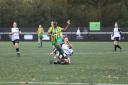 Sophia Amanor remarkably didn't score for Harpenden Town. Picture: TOBY HOWE