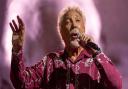 Sir Tom Jones on stage at his Heritage Live concert at Audley End.