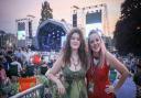 Saffron Walden-based Joanna Eden, right, gave young fiddle player Maeve Halligan an opportunity to play on the last night of the Heritage Live series at Audley End, near Saffron Walden, with Sir Tom Jones as the headline act.