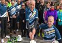 Dunmow Velo is about to turn 6. Members are pictured with a cake at a previous celebration