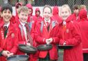 Fun for pancake day at Howe Green House School, Great Hallingbury