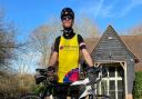 Anton Lavery is cycling across Essex and Hertfordshire during a seven day fundraiser