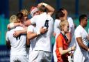 England celebrate winning the U20 Six Nations for 2021 after victory away to Wales.