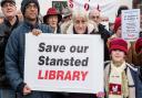 Archive: one of the rallies when Essex libraries were threatened with closure