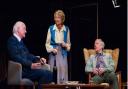 Oliver Ford Davies, Karen Ascoe, and Stephen Boxer in A Splinter of Ice, which can be seen at Cambridge Arts Theatre.