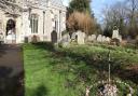 Visitors can lay a stone at the cairn, St Mary's, Great Dunmow.