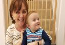 Hudson with his nana Sengar Haydon of Felsted