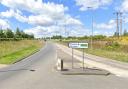 The entrance to Woodside Way in Great Dunmow, where the community and sports centre would be