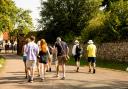 Walkers took part in a 'rural ramble' for Helen Rollason Cancer Charity