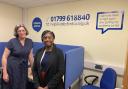 MP Kemi Badenoch with Uttlesford CAB chief executive Kate Robson