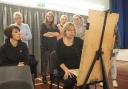 Julie Arnall is teaching a life drawing class for Dunmow Art Group