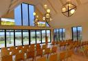 The new set-up for funerals at Old Park Meadow Natural Burial Ground