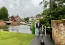 Chris Green on his walk for Little Havens Children's Hospice