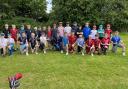 Primary school pupils took part in the golf competition in Great Chesterford