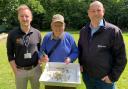 (L-R) James Rowland, Hatfield Forest property operations manager, Bob Reed, chair of the Forest Nature Group, and Sam Lomax, environmental specialist at Stansted Airport