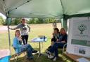 The community engagement stand in Little Dunmow