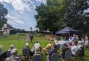 The grand opening of the Make it Flourish community garden