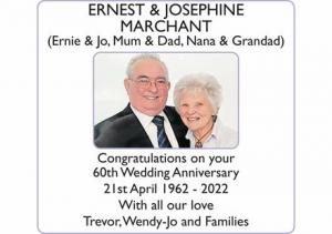 ERNEST & JOSEPHINE MARCHANT