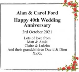 Alan & Carol Ford