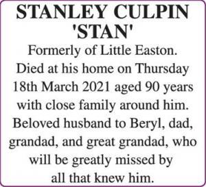 STANLEY CULPIN