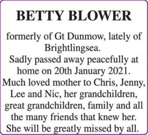 BETTY BLOWER