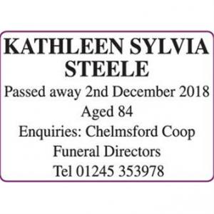 KATHLEEN SYLVIA STEELE