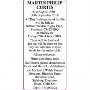 MARTIN PHILIP CURTIS