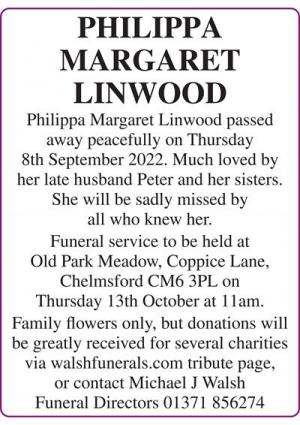 ?Philippa Margaret Linwood