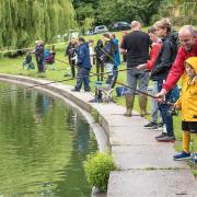 A fishing event at Great Dunmow's Doctor's Pond