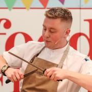 Chef Alex Webb at Foodies Festival