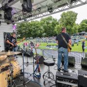 A scene from the 2021 Great Dunmow Summer Solstice Sundown Festival