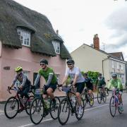 Riders taking part in the RideLondon-Essex 100 on Sunday, May 29, 2022