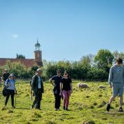 Helen Rollason Rural Ramble participants had a walk in the countryside and at the Gardens of Easton Lodge, just outside of Dunmow