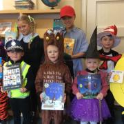 Students dressed up for World Book Day 2022 at Debden Primary Academy