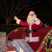 Father Christmas pays a visit to Flitch Green