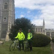 Rebecca Jordan of Great Bardfield and Helena Graham of Great Dunmow on one of their training rides