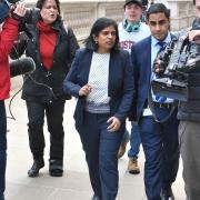 Rupa Huq (centre), who has been forced to apologise for saying chancellor Kwasi Kwarteng is \