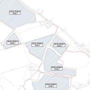 Cutlers Green Solar Farm Layout