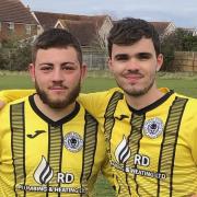 Ryan Kirk and Alfie Prior were the High Easter scorers against Latchingdon. Picture: HIGH EASTER FC