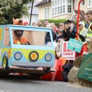 The Mystery Machine at last year's Great Dunmow Soapbox Race