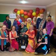 The team at Mountfitchet House celebrated Singhalese New Year with the Belly Belles